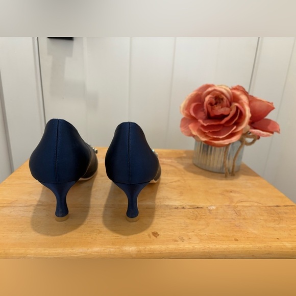 Women’s Fashion Shoes Size 9 Royal  Blue With Rhinestones - Picture 8 of 8